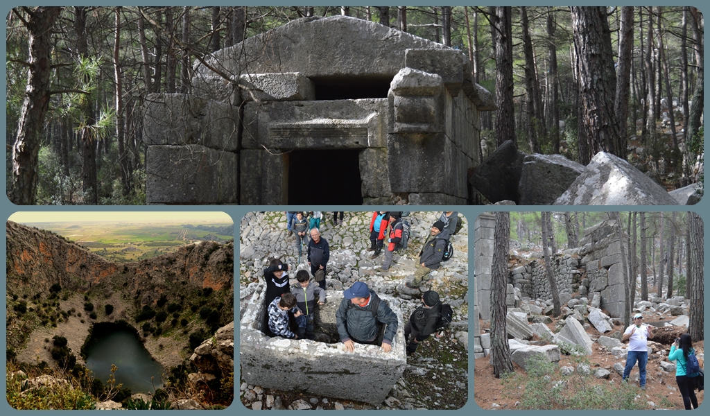 TAŞTAN DAM ANTİK KENTİNDEN MAKSIMIYANUPOLİS (ANTİK YOL) YÜRÜYÜŞÜ